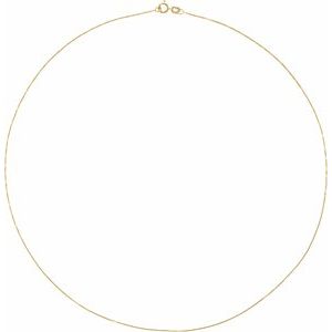 14K Yellow .55 mm Box 18" Chain - BN & CO JEWELRY