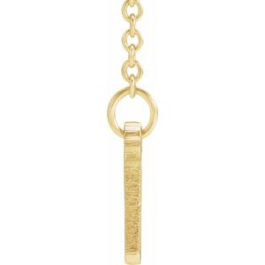 18K Yellow Vermeil Engravable Bar 17.5" Necklace - BN & CO JEWELRY