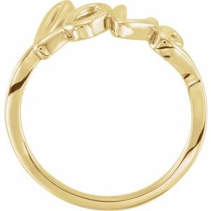 14K Yellow Love Ring - BN & CO JEWELRY