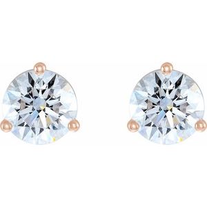 14K Rose 1/2 CTW Lab-Grown Diamond Stud Earrings - BN & CO JEWELRY
