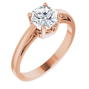 14K Rose Stuller Lab-Created Moissanite Ring - BN & CO JEWELRY