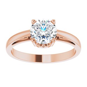 14K Rose Stuller Lab-Created Moissanite Ring - BN & CO JEWELRY
