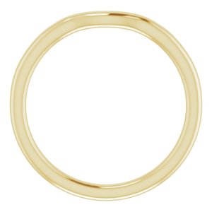 14K Yellow Band for 5.5 mm Round Ring - BN & CO JEWELRY