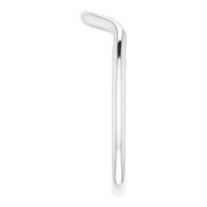 14K White Band for 11 x 9 mm Oval - BN & CO JEWELRY
