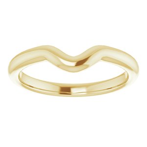 10K Yellow Band for 5x3 mm Oval Ring - BN & CO JEWELRY