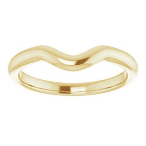 10K Yellow Band for 7x5 mm Oval Ring - BN & CO JEWELRY