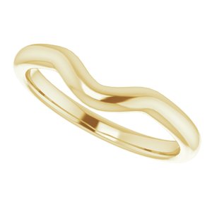 10K Yellow Band for 7x5 mm Oval Ring - BN & CO JEWELRY