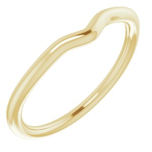 14K Yellow Band for 8x4 mm Marquise Ring - BN & CO JEWELRY