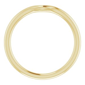 14K Yellow Band for 8x4 mm Marquise Ring - BN & CO JEWELRY