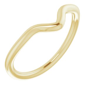 14K Yellow Band for 10x7 mm Pear Ring - BN & CO JEWELRY