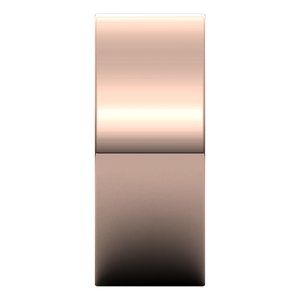 14K Rose 8 mm Flat Band Size 12 - BN & CO JEWELRY