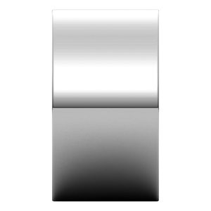 14K White 11 mm Flat Band - BN & CO JEWELRY