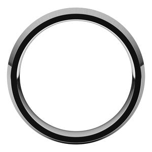 14K White 5 mm Knife Edge Comfort Fit Band Size 6.5 - BN & CO JEWELRY