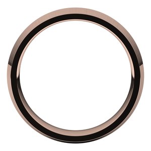 14K Rose 5 mm Knife Edge Comfort Fit Band Size 10 - BN & CO JEWELRY