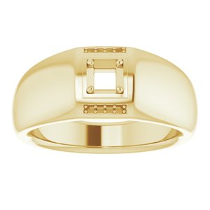 14K Yellow Natural Mozambique Garnet & .03 CTW Diamond Ring - BN & CO JEWELRY