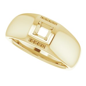 14K Yellow Natural Mozambique Garnet & .03 CTW Diamond Ring - BN & CO JEWELRY