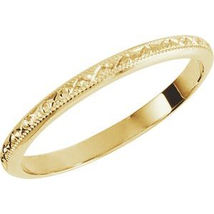 14K Yellow 2 mm Band Size 5 - BN & CO JEWELRY