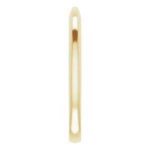 14K Yellow Knife-Edge Band - BN & CO JEWELRY
