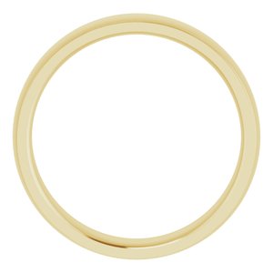 14K Yellow 5 mm Comfort Fit Edge Band Size 10 - BN & CO JEWELRY