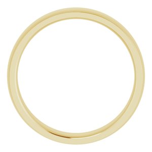 14K Yellow 5 mm Comfort Fit Edge Band Size 10.5 - BN & CO JEWELRY