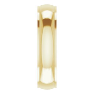 14K Yellow 5 mm Comfort Fit Edge Band Size 8.5 - BN & CO JEWELRY
