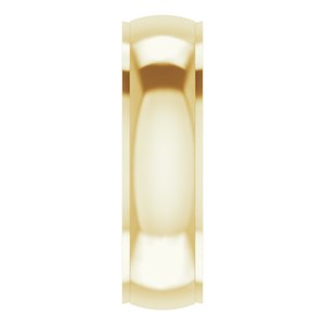 14K Yellow 6 mm Comfort Fit Edge Band Size 8 - BN & CO JEWELRY