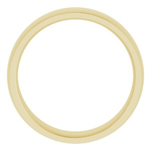 14K Yellow 6 mm Comfort Fit Edge Band Size 9.5 - BN & CO JEWELRY