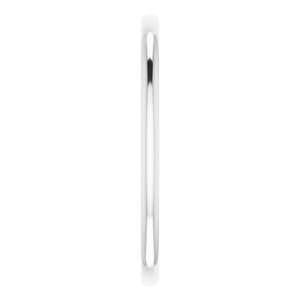 14K White 1.5 mm Half Round Comfort Fit Band Size 8.5 - BN & CO JEWELRY