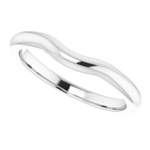 14K White Band for 5.5 mm Round Ring - BN & CO JEWELRY
