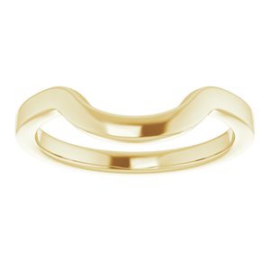 14K Yellow Band for 10 mm Round Ring - BN & CO JEWELRY
