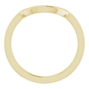14K Yellow Band for 10 mm Round Ring - BN & CO JEWELRY