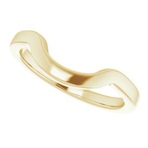 14K Yellow Band for 10 mm Round Ring - BN & CO JEWELRY
