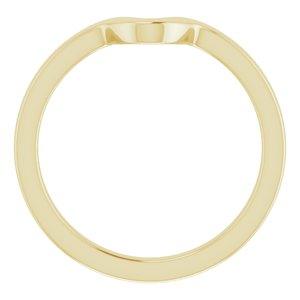 14K Yellow Band for 10 x 5 mm Marquise Ring - BN & CO JEWELRY