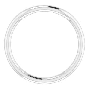 Platinum Band for 8.2 mm Round Ring - BN & CO JEWELRY