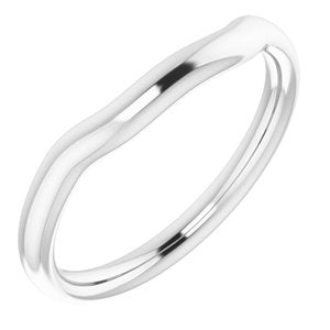 Platinum Band for 8.2 mm Round Ring - BN & CO JEWELRY