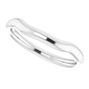 Platinum Band for 8.2 mm Round Ring - BN & CO JEWELRY