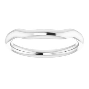 Platinum Band for 8.2 mm Round Ring - BN & CO JEWELRY