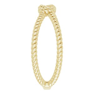 14K Yellow Rope Knot Ring - BN & CO JEWELRY
