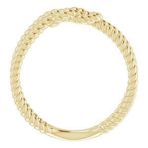 14K Yellow Rope Knot Ring - BN & CO JEWELRY