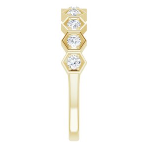 14K Yellow 1/3 CTW Natural Diamond Stackable Ring - BN & CO JEWELRY