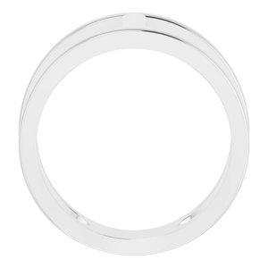 Sterling Silver 11.3 mm Negative Space Ring - BN & CO JEWELRY
