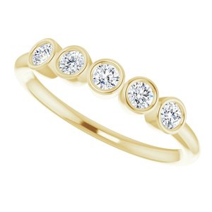 14K Yellow 1/3 CTW Diamond Ring - BN & CO JEWELRY