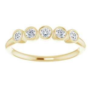 14K Yellow 1/3 CTW Diamond Ring - BN & CO JEWELRY