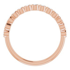 14K Rose 1/4 CTW Diamond Ring - BN & CO JEWELRY