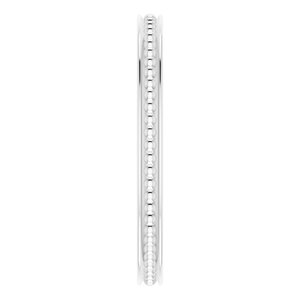14K White Stackable Bead Ring Size 6 - BN & CO JEWELRY