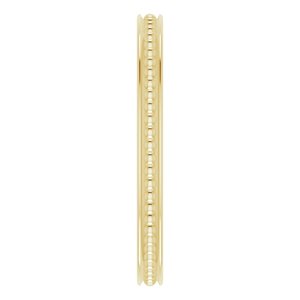 14K Yellow Stackable Bead Ring Size 6 - BN & CO JEWELRY