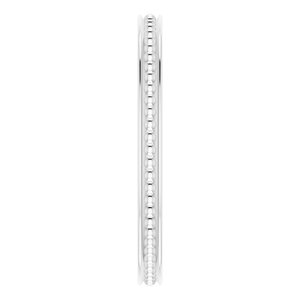 14K White Stackable Bead Ring Size 7 - BN & CO JEWELRY