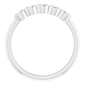 Platinum 1/3 CTW Diamond Ring - BN & CO JEWELRY