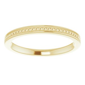 14K Yellow Stackable Bead Ring Size 6 - BN & CO JEWELRY