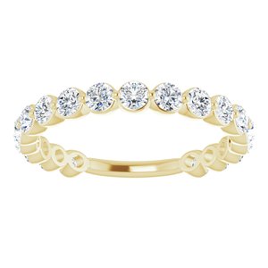 14K Yellow 1 1/6 CTW Natural Diamond Anniversary Band - BN & CO JEWELRY